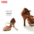 YOVE Customized GEMINI(5.21-6.21) with Rhinestores Salsa or Bachata Dance Shoe